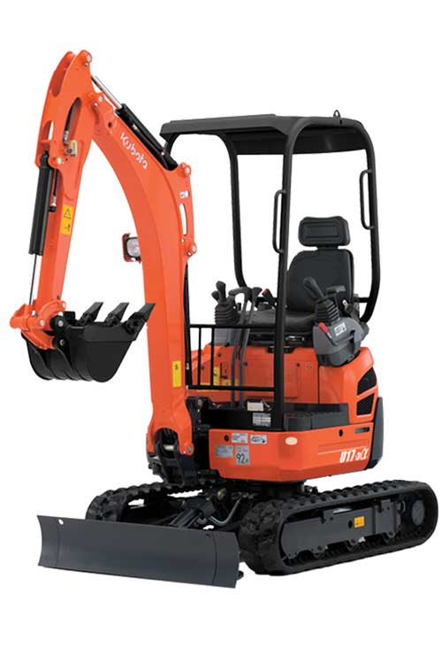 U series - Kubota Mini Excavator (U17-3)